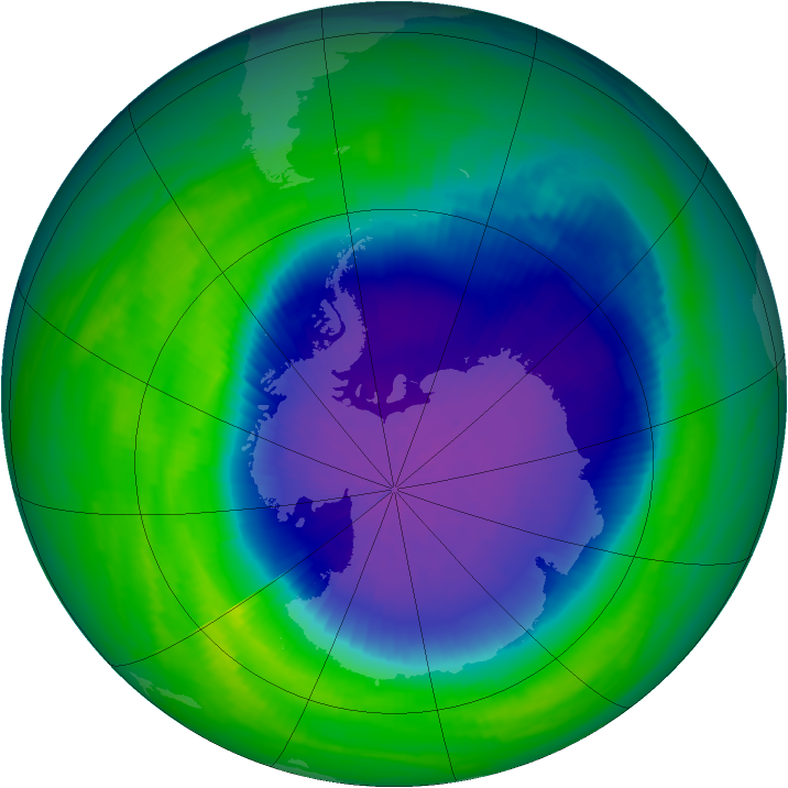 Ozone Map 1992-10-12